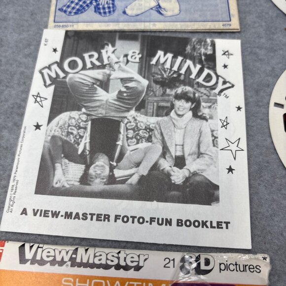 GAF View-Master Showtime Mork & Mindy 3-Reel Set Booklet Mail Order Form 1979 - Picture 7 of 16